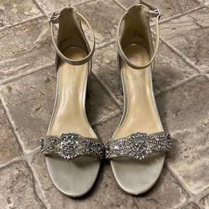 Betsey Johnson - Silver heel Size 9.5